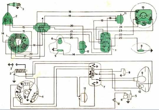 Electric Wiring Diagrams Of A Vespa Scooter All About Wiring Diagrams