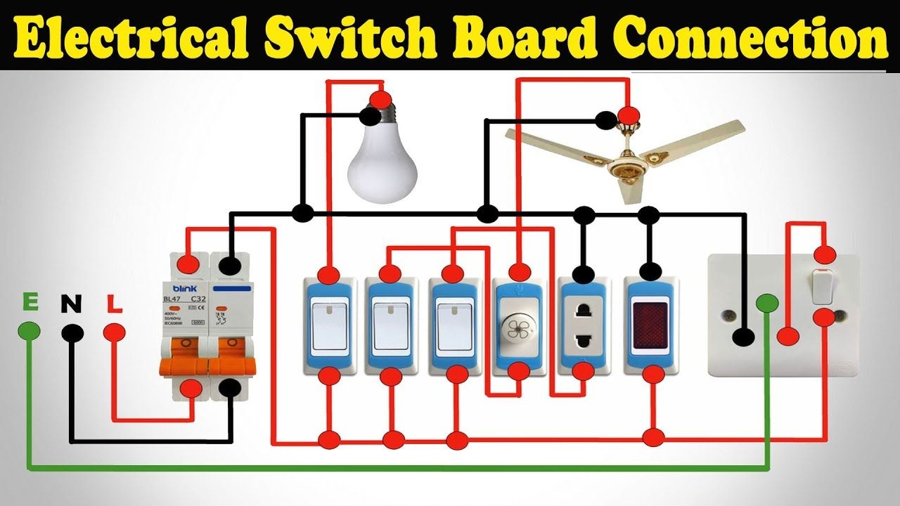 Electrical Switch Board Wiring Diagram Electrical Switch Board 