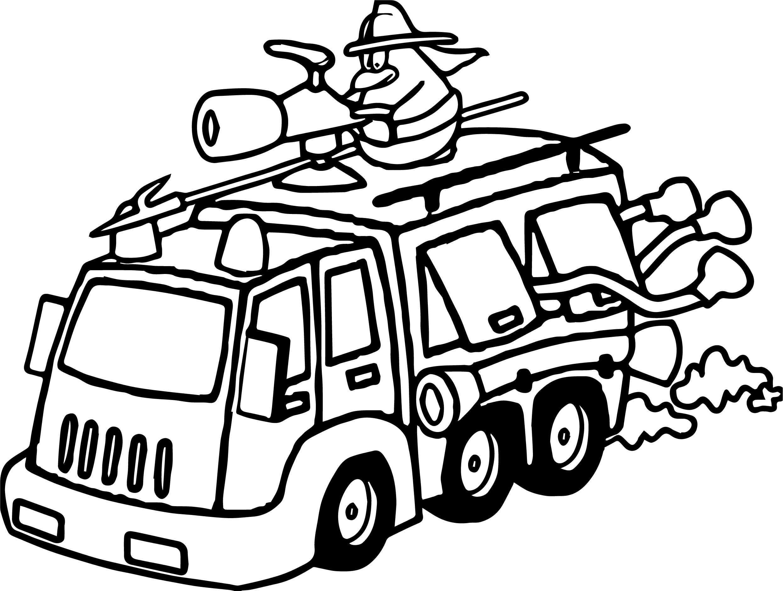 Emergency Vehicle Coloring Pages At GetColorings Free Printable 