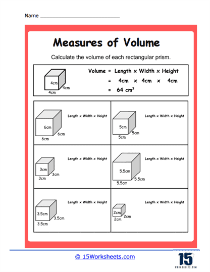 Engaging Volume Worksheets For Interactive Learning