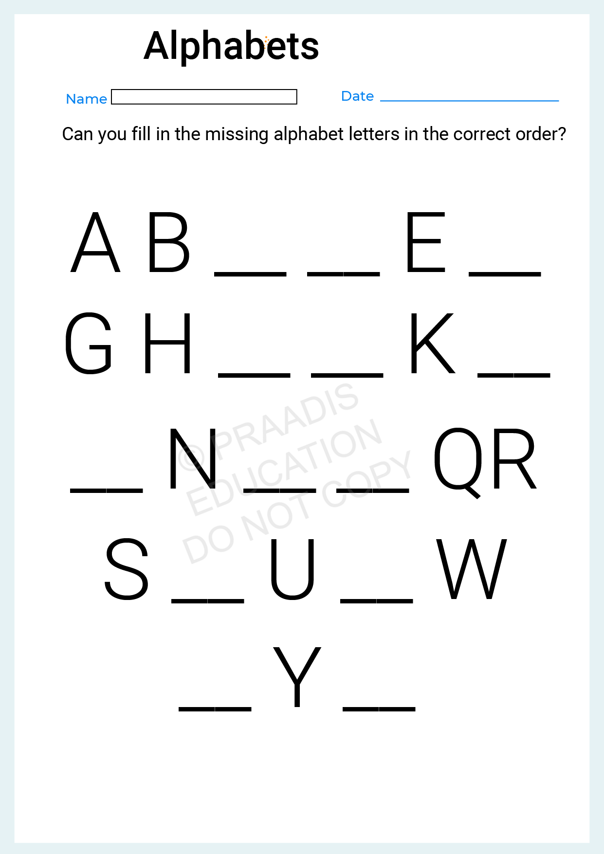 English Worksheet Jr Kg Kindergarten Worksheets