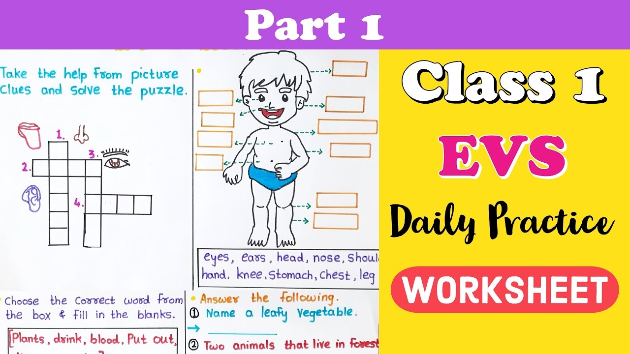 Evs Class 1 Worksheet Edwayz Class 1 Evs Worksheets F Vrogue co