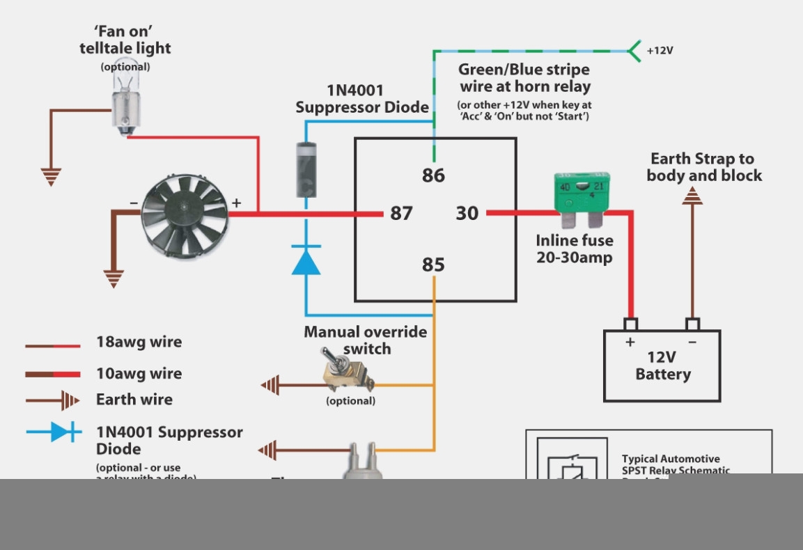 Fan Relay Diagram Schema Wiring Diagram Fan Relay Wiring Diagram 