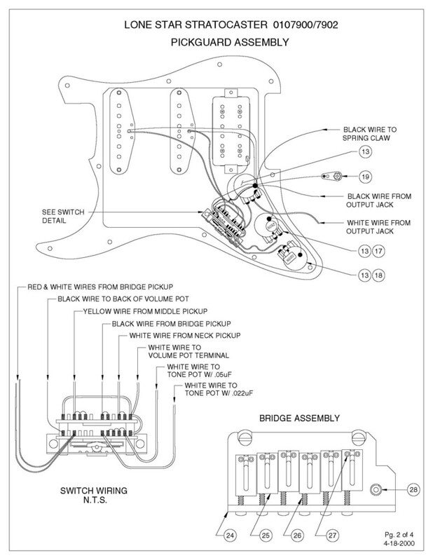 Fender Stratocaster Hss Wiring Diagram