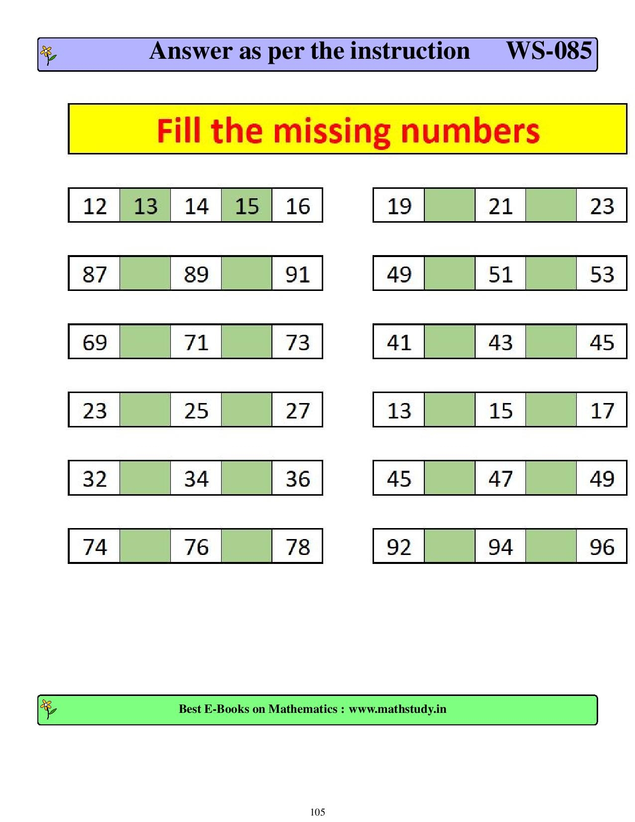 First Grade Math Worksheets Pdf Archives Best E books Mathematics 