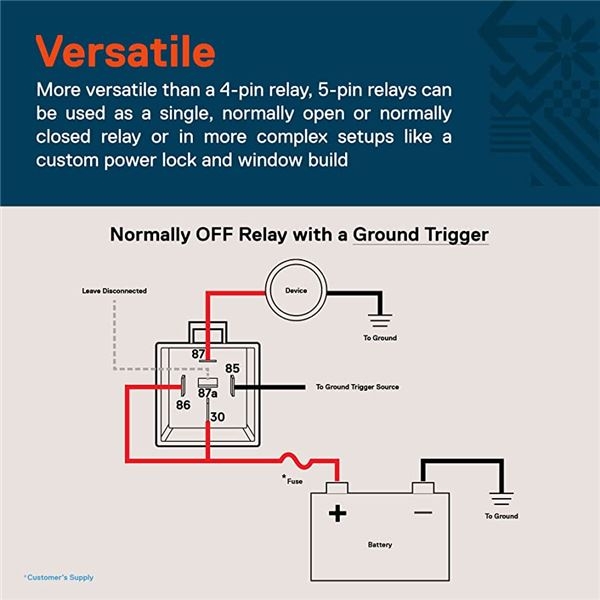 Four Pin Relay Wiring Diagram