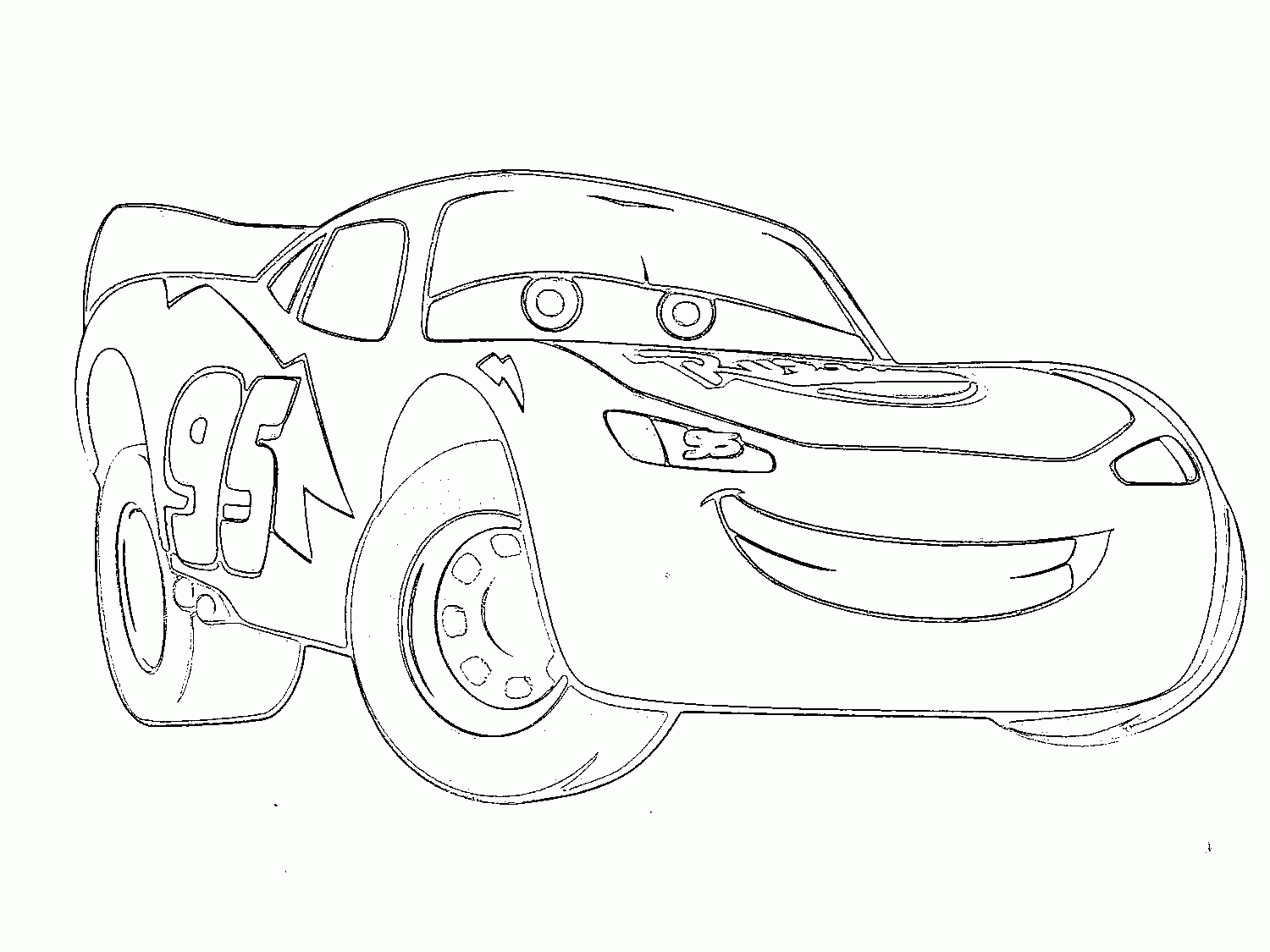 Free Coloring Pages Lightning Mcqueen Coloring Home