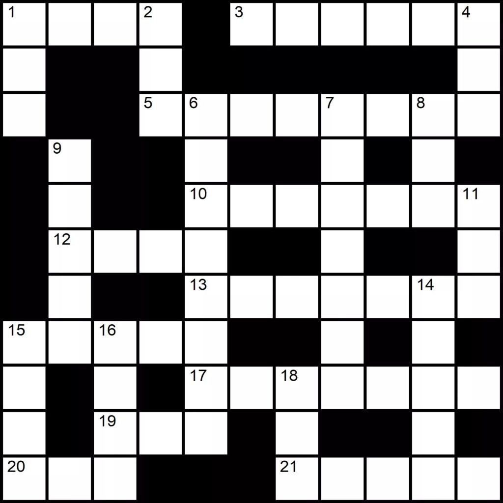 Free Daily Printable Crossword Puzzles Printable JD