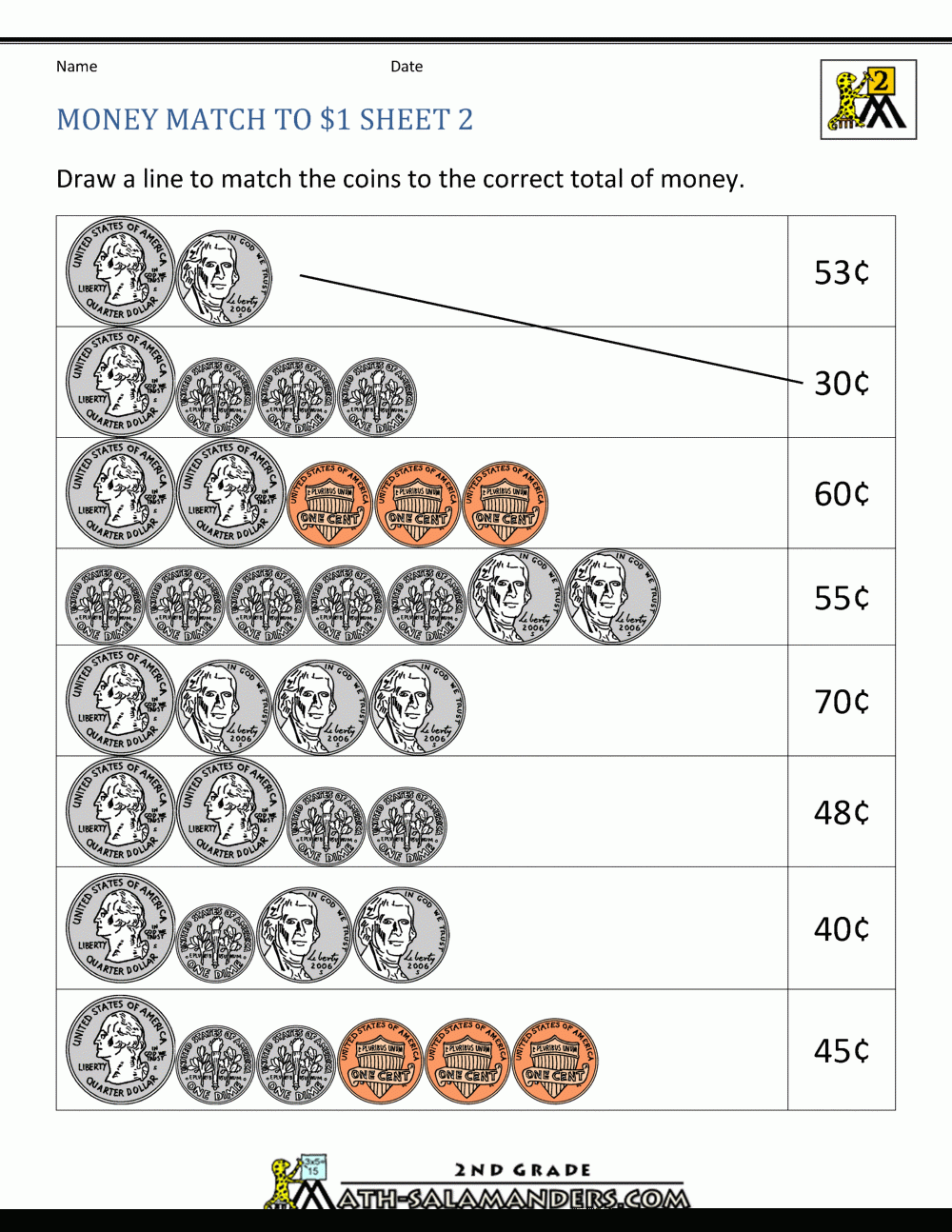 Free Money Skills Worksheets SkillsWorksheets