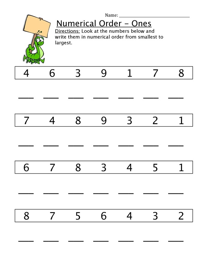 Free Numeracy Worksheets Activity Shelter