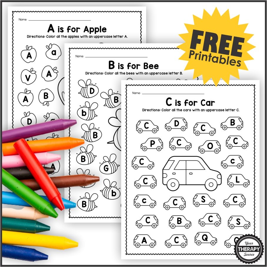 Free Printable Alphabet Worksheets From AnimalAdventureBook 