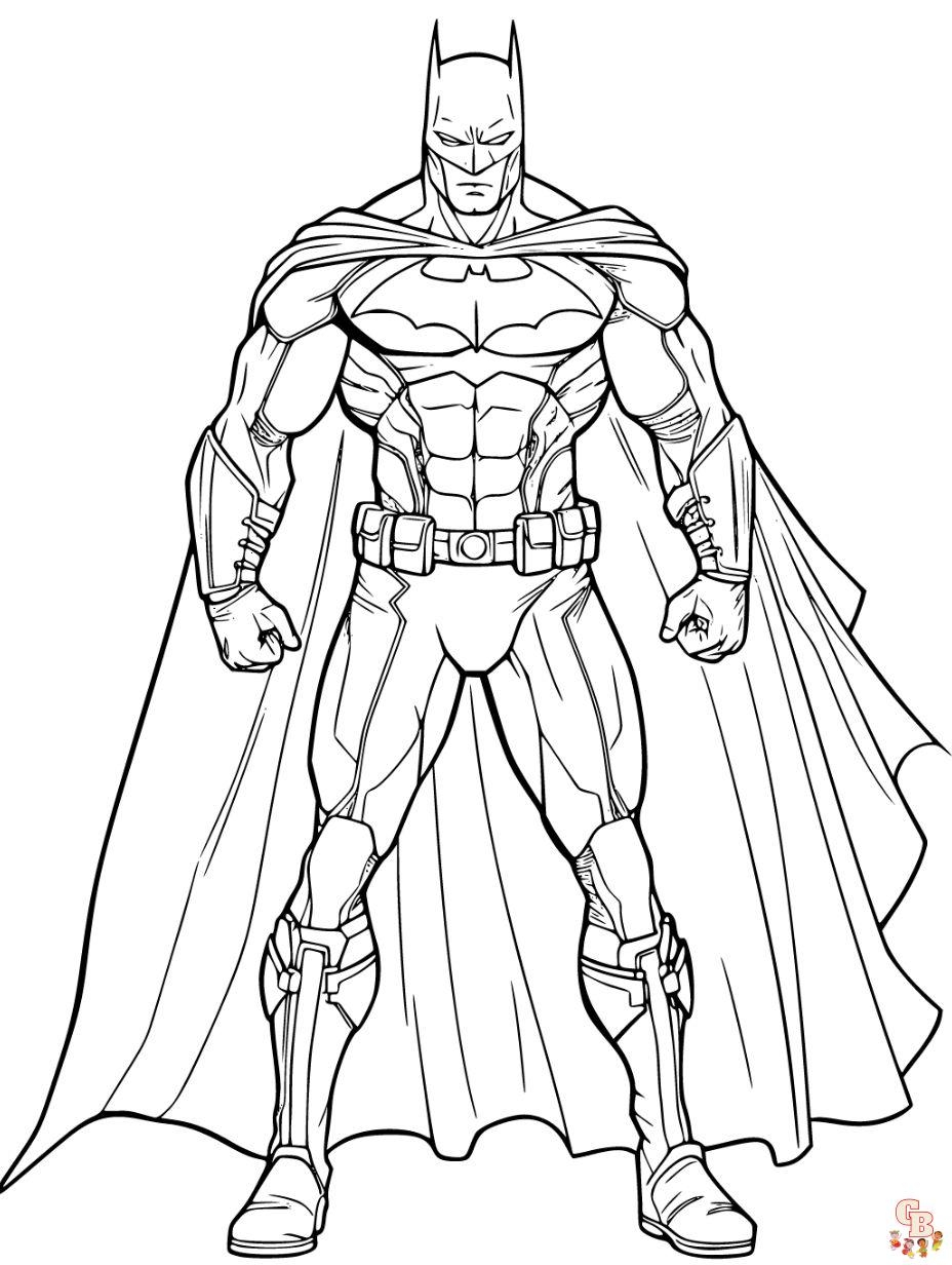 Free Printable Batman Coloring Pages For Kids GBcoloring