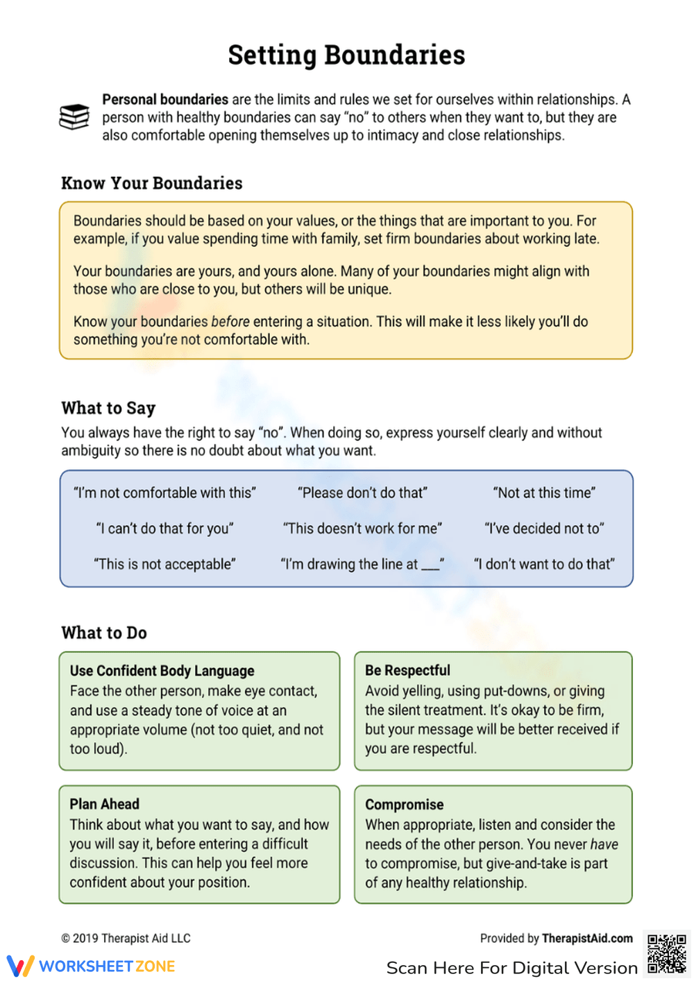 Free Printable Boundaries Circle Worksheets For Students Worksheets 