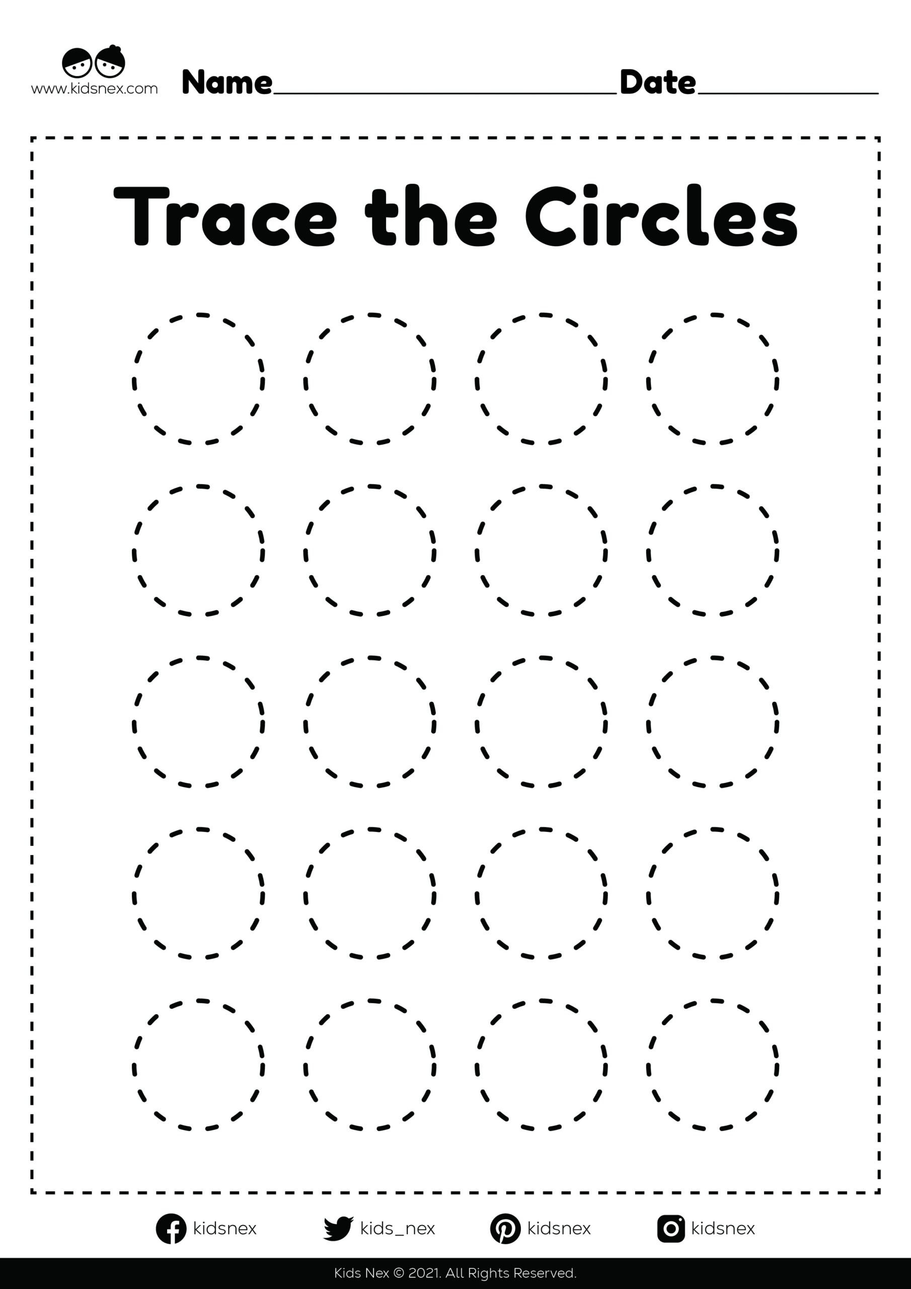 Free Printable Shapes Worksheets For Toddlers And Preschoolers 