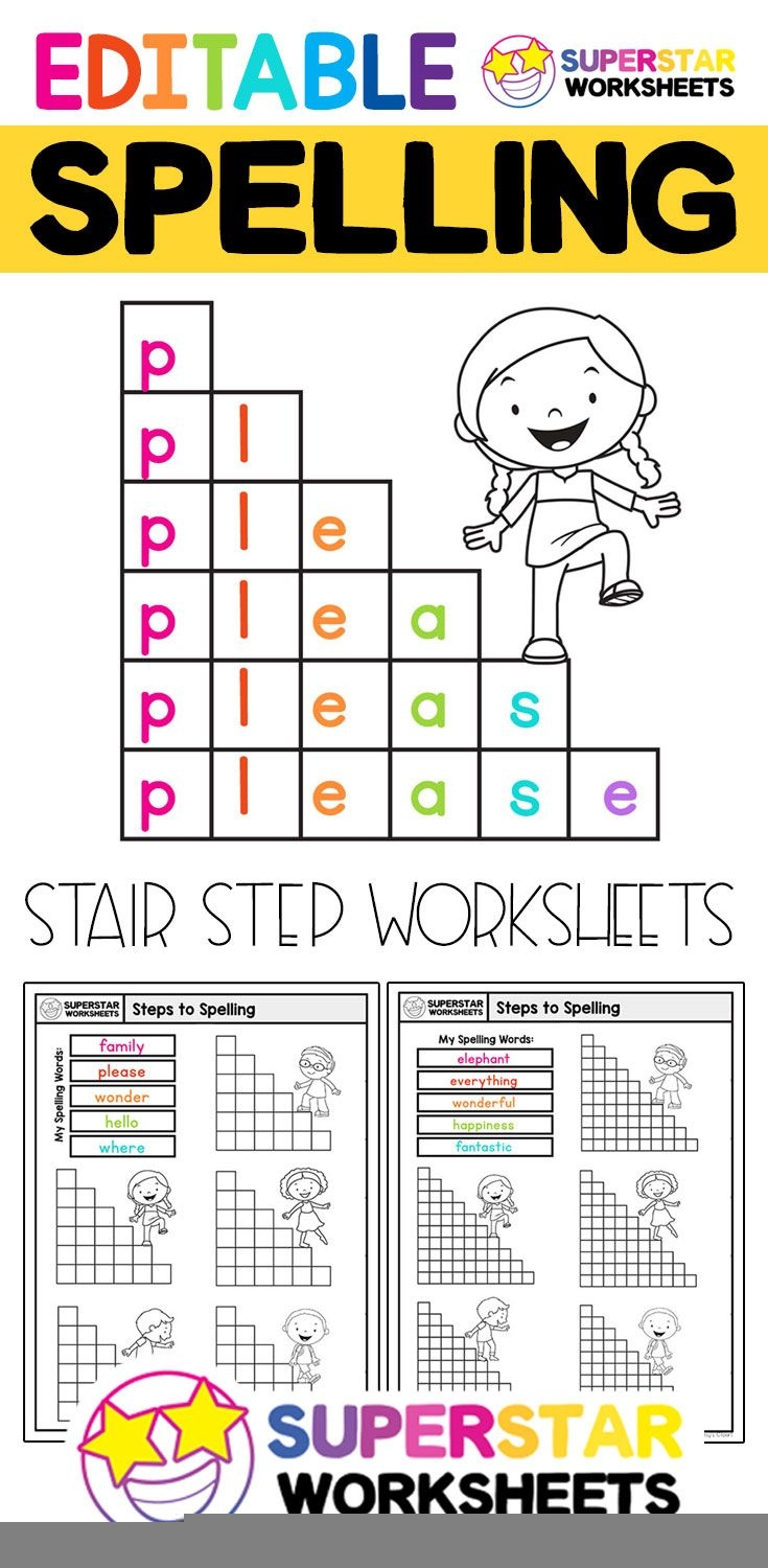 Free Printable Spelling Practice Worksheets Printable Worksheets