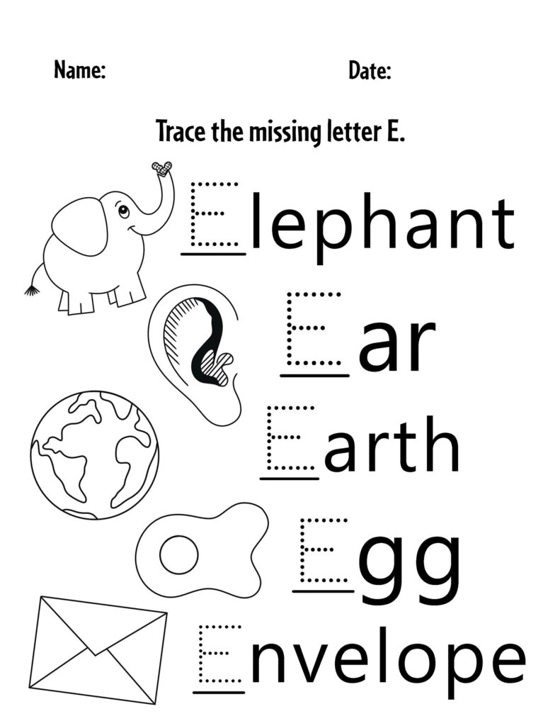 Free Printable Worksheets Letter E Download Free Printable Worksheets 