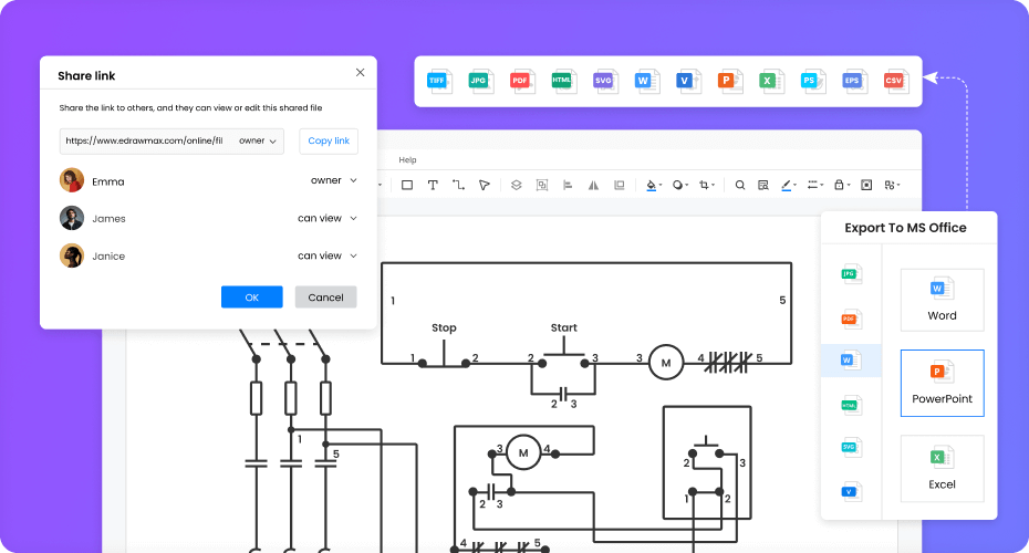 Free Wiring Diagram Software With Free Templates EdrawMax
