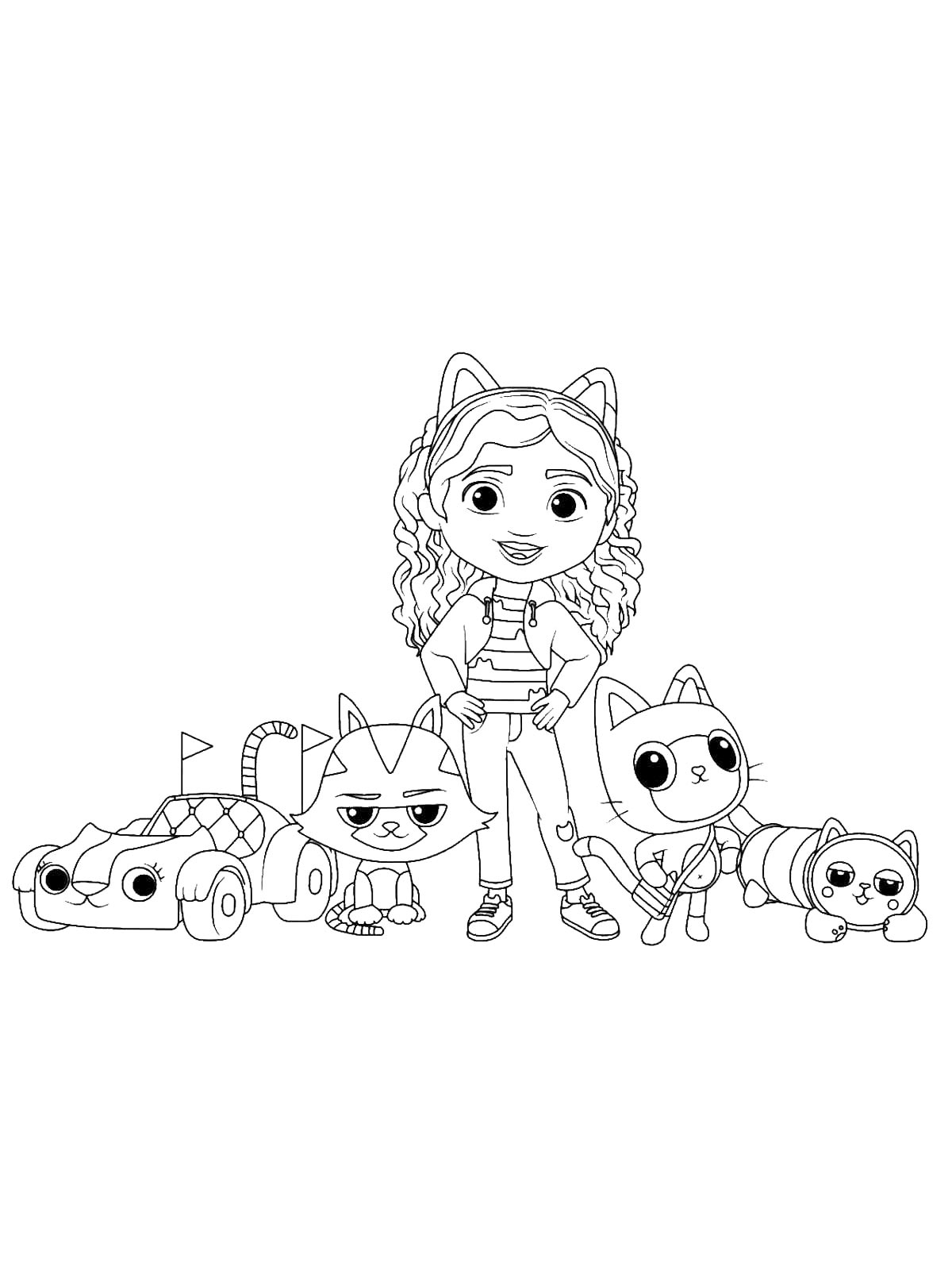 Gabby 39 s Dollhouse Coloring Pages