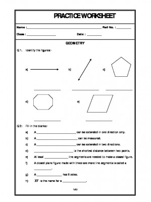 Geometry Worksheets Free Printable Math PDFs EdHelper 