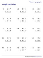 Grade 3 Addition Worksheets Free Printables Math Worksheets 