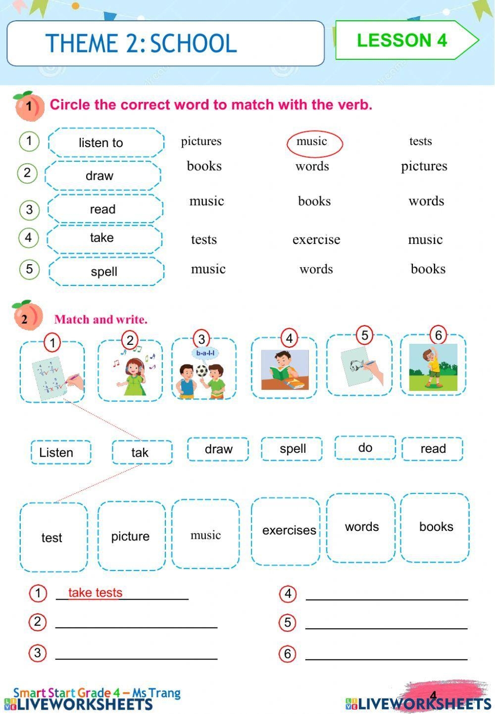 Grade 4 English Worksheets Fun And Educational Activities For Kids