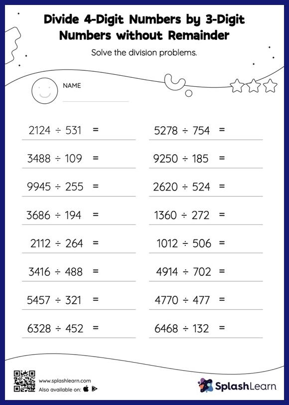 Grade 6 Division Worksheets Free Printables Math Worksheets 