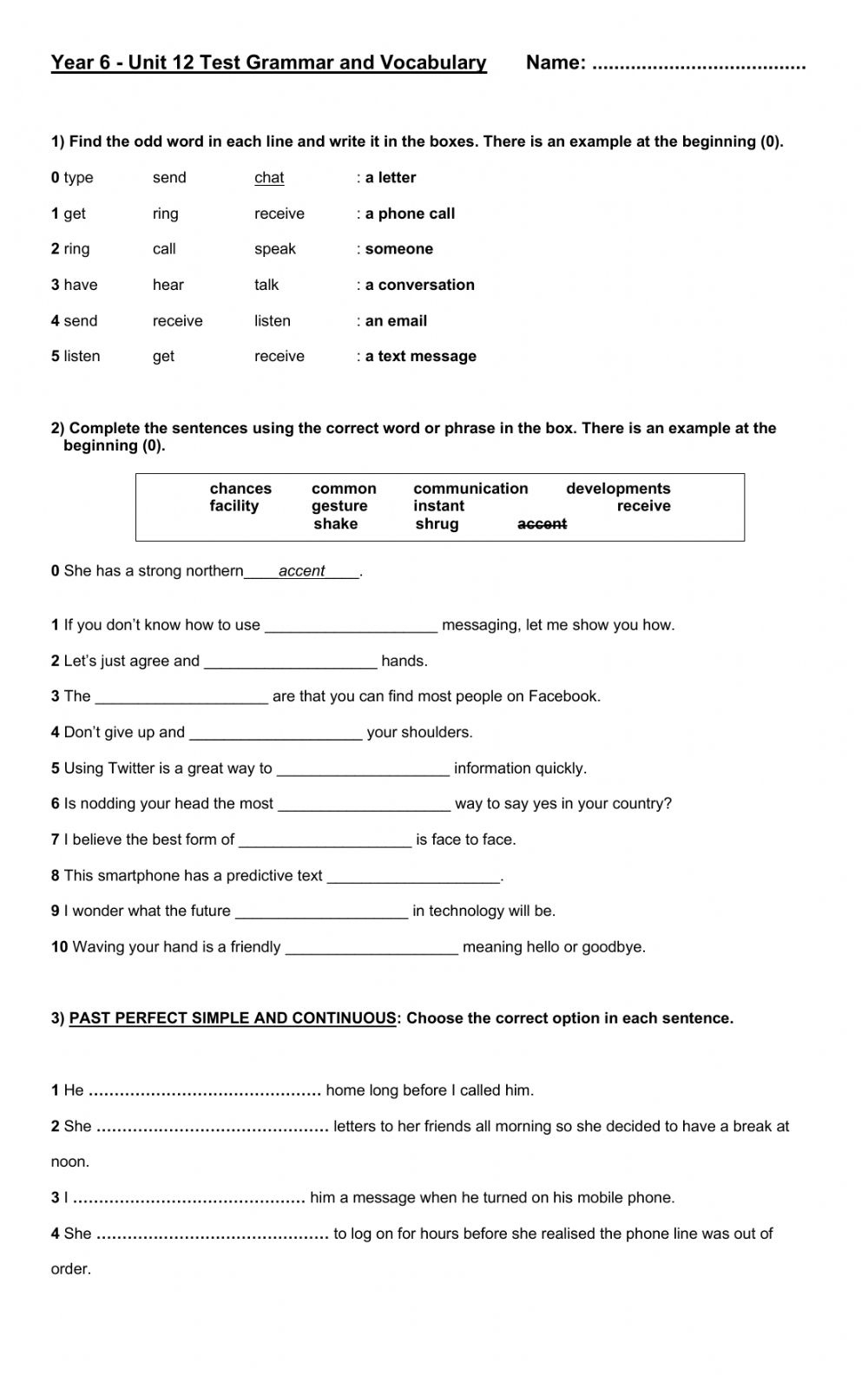 Grammar Worksheets Year 6 Printable Peggy Worksheets
