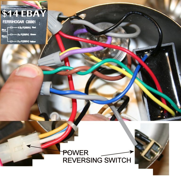 Hampton Bay Ceiling Fan Capacitor Wiring Wiring Diagram 5 Wire