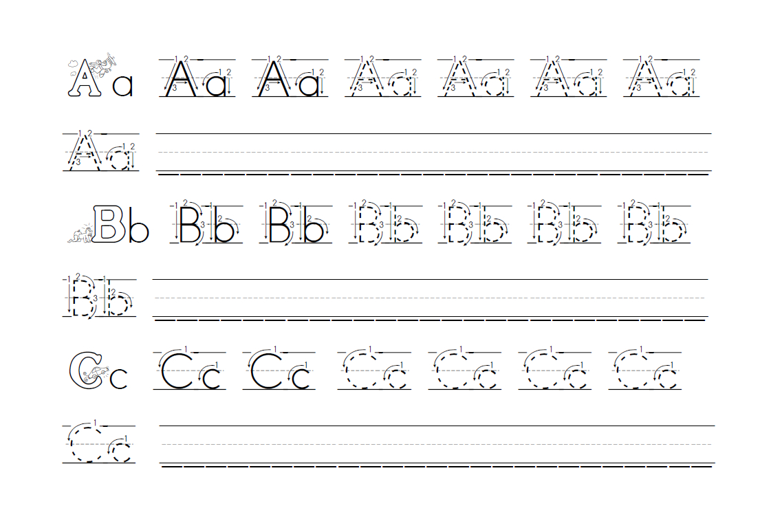 Handwriting Practice Worksheets Db excel