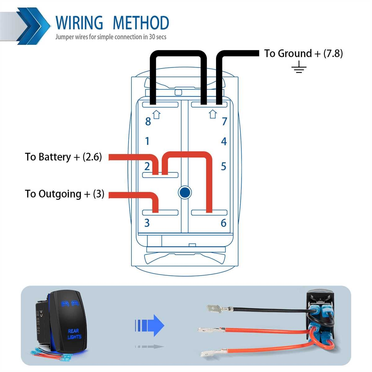 How To Wire A 5 Pin Rocker Switch WireMystique