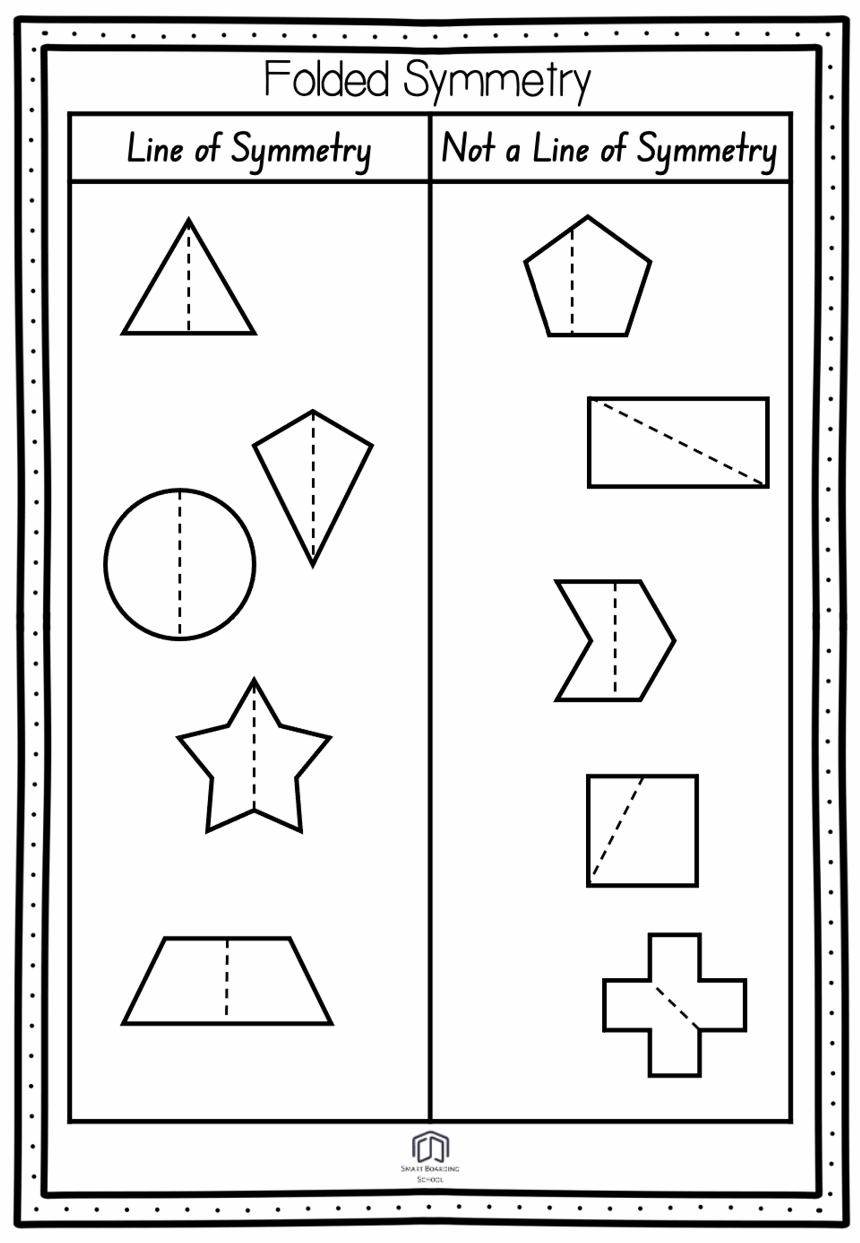 Is It A Line Of Symmetry Worksheets Teach Starter Worksheets Library