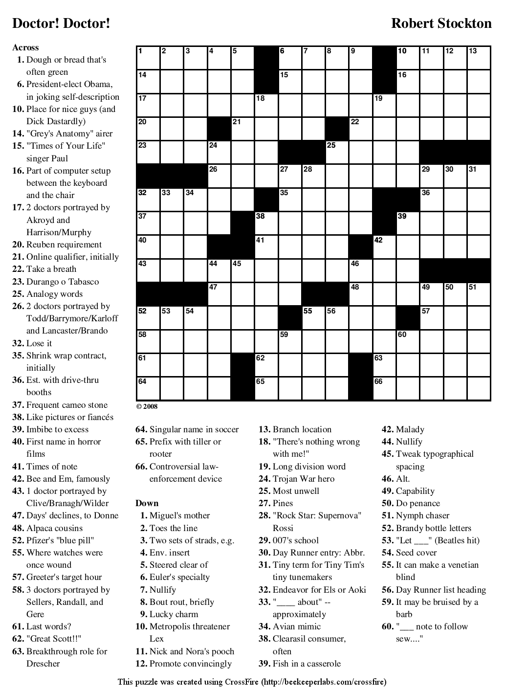Jacqueline E Mathews Printable Crossword Puzzles FreePrintableTM