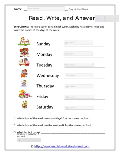 Kindergarten English Worksheets Edform Worksheets Library