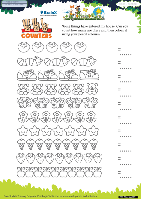 Kindergarten Math Worksheets Printable PDF Coloringfolder 
