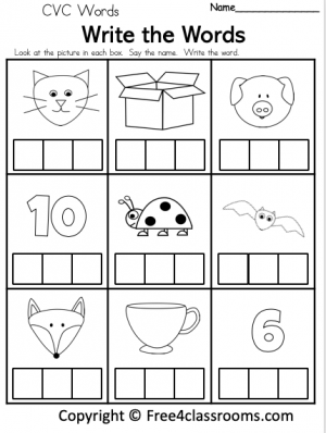 Kindergarten Worksheets Free Printable Worksheets Worksheets Library