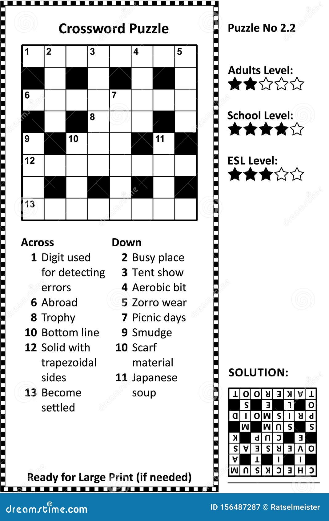 Large Print Easy Printable Crossword Puzzles Crossword Puzzles Printable