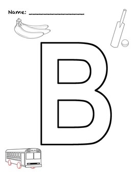 Letter B Worksheet By Kc English Education Teachers Pay Teachers