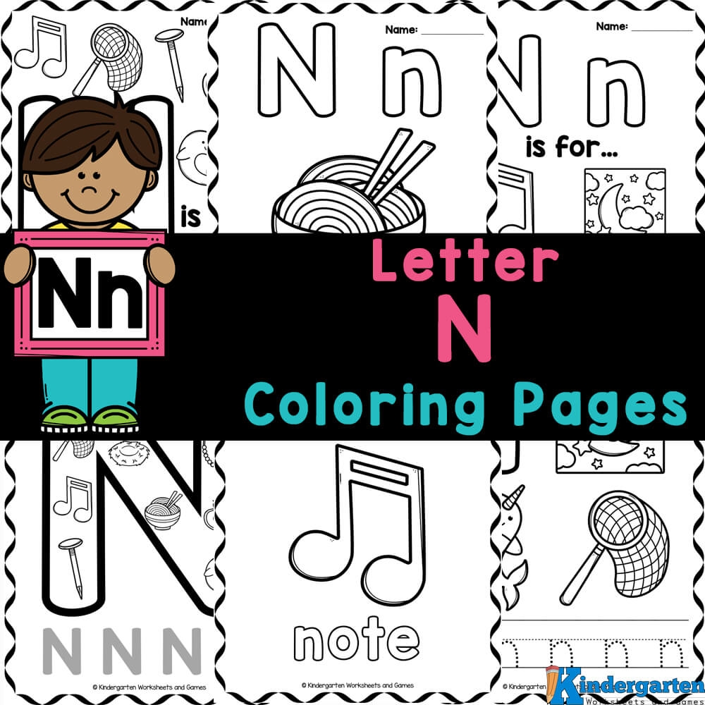 Letter Coloring Pages Kindergarten Infoupdate