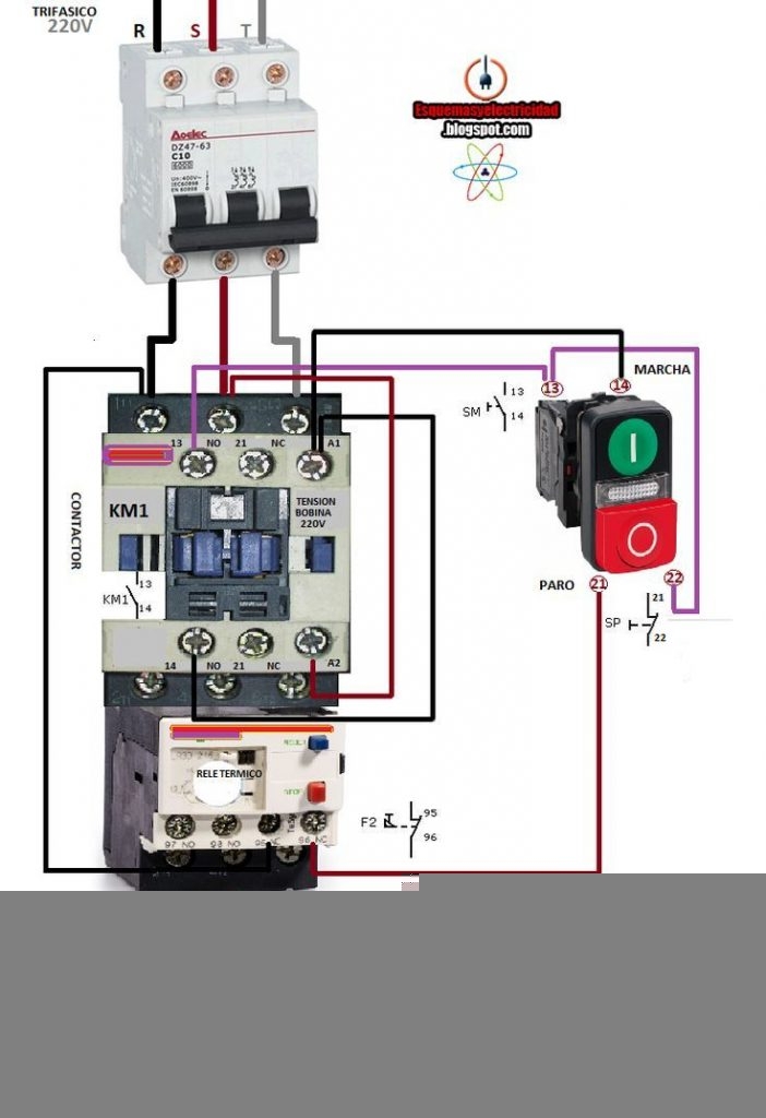 Magnetic Contactor Wiring Diagram Data Wiring Diagram Schematic 