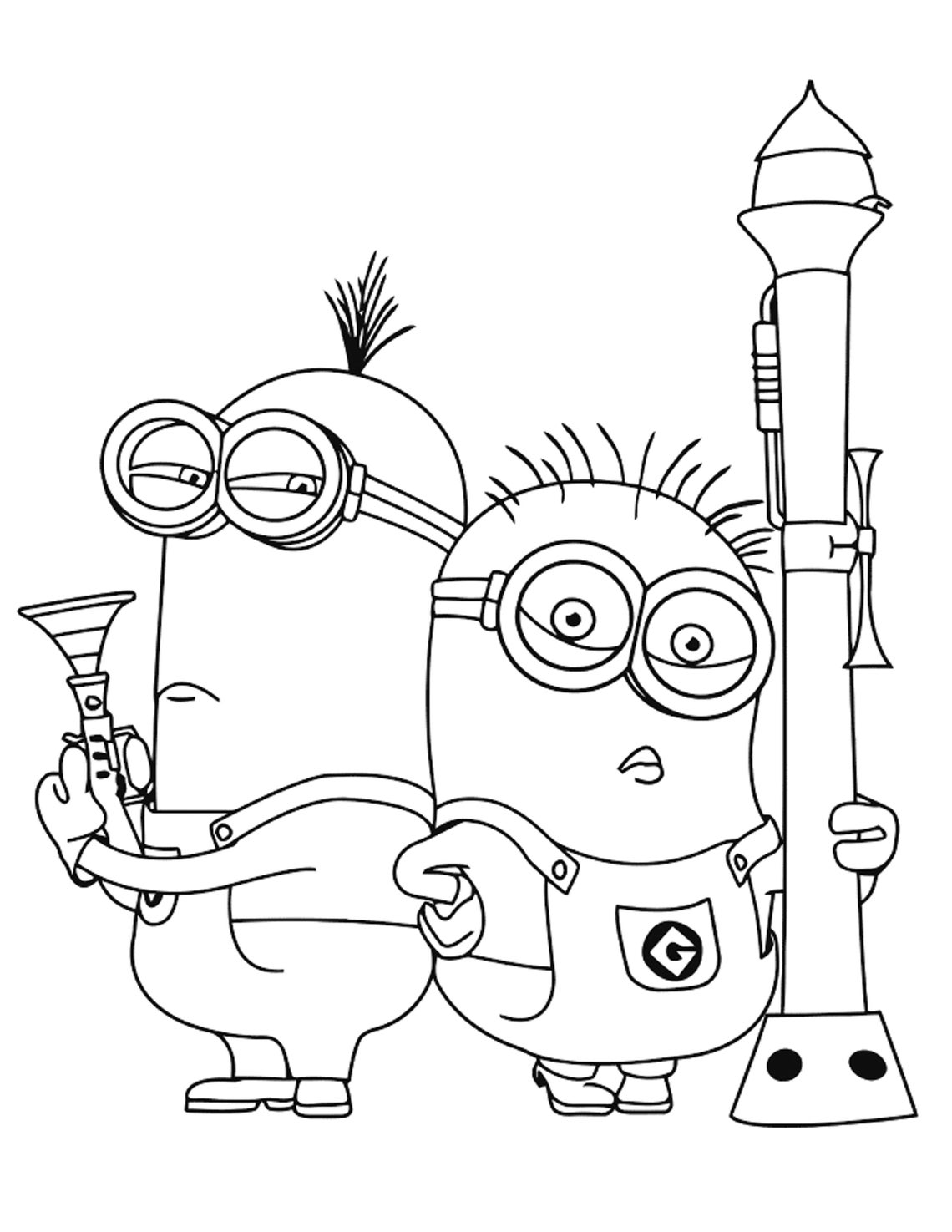 Minion Kleurplaat Minions Coloring Pages Coloring Rocks Minions Hot 