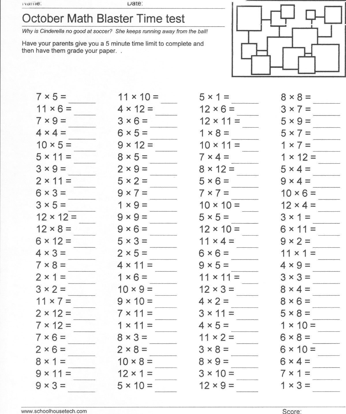 Multiplication Worksheets 5 6 7 PrintableMultiplication