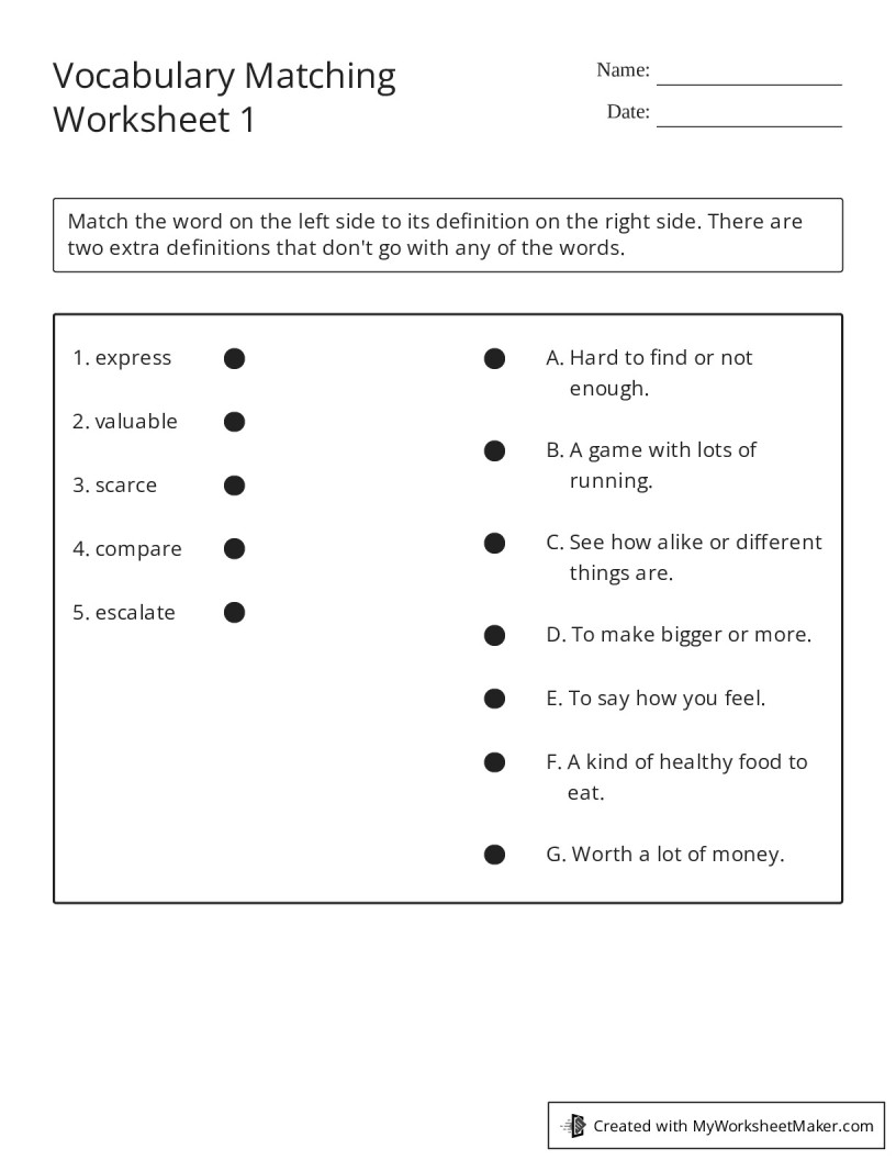 My Worksheet Maker The Best Worksheet Maker