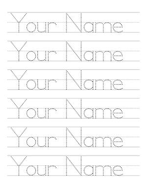 Name Tracing Worksheet Generator Worksheets Library