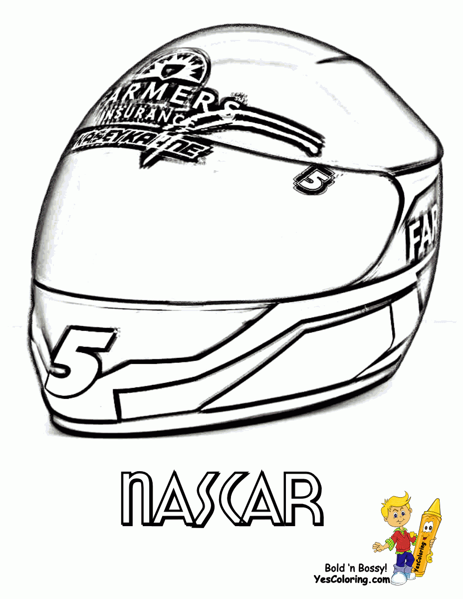 Nascar Coloring Pages For Kids Coloring Home