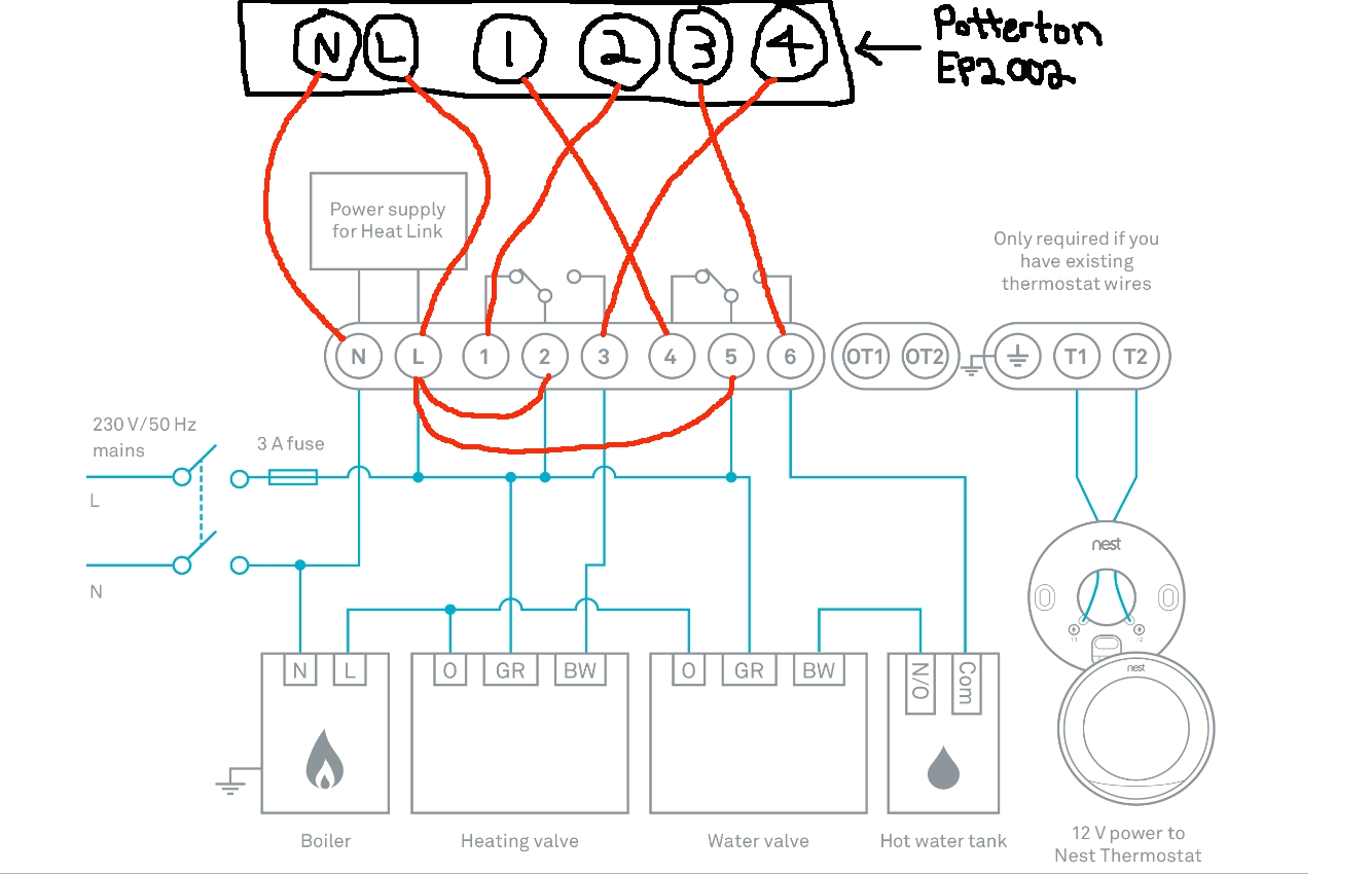 Nest Learning Thermostat Wiring Diagram