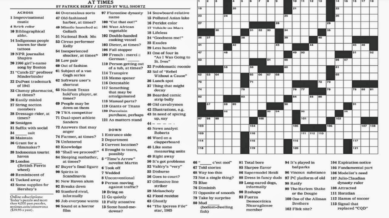 Nyt Mini Crossword Aug 3 2024 Roz Peggie