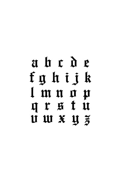 Old English Calligraphy Alphabet Printable Pdf Infoupdate