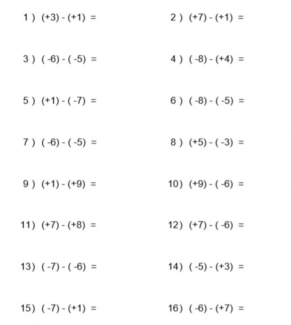 Order Of Operations Worksheet With Integers Order Of Operation Worksheets