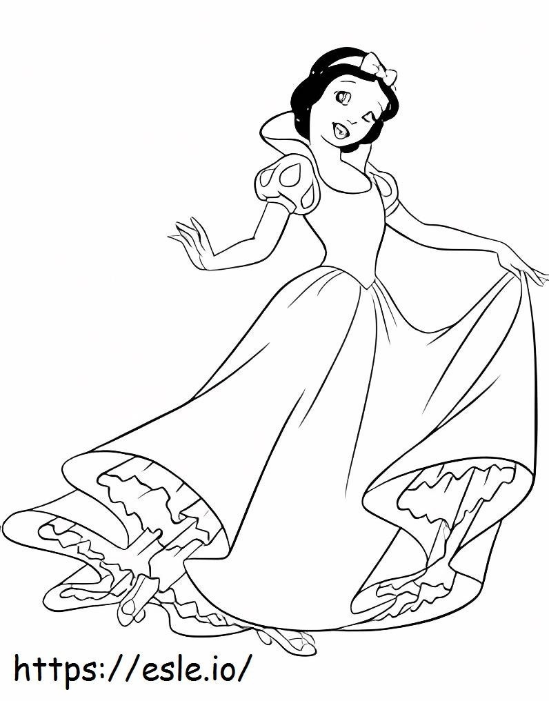 Perfect Snow White Coloring Page
