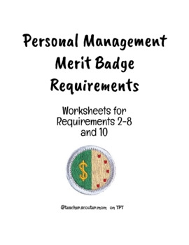 Personal Management Live Merit Badge Class Worksheets Library